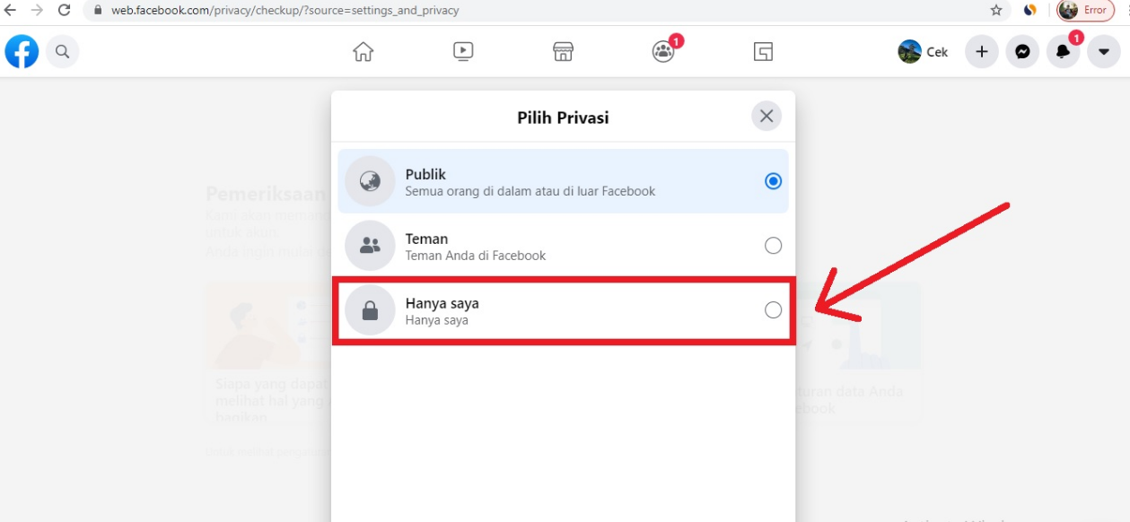 Cara Sembunyikan Kontak Telepon di Profil Facebook