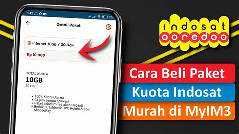 Cara Membeli Kuota Indosat 3GB Unlimited