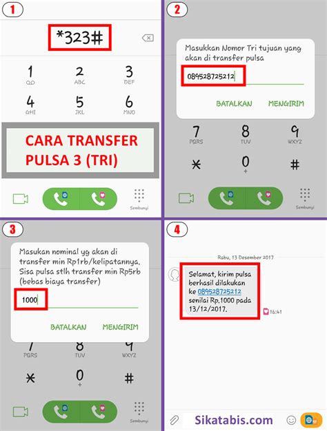 Cara Transfer Pulsa 3 ke ATM di Indonesia